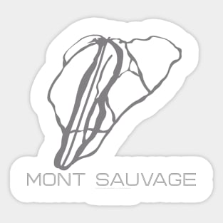 Mont Sauvage Resort 3D Sticker